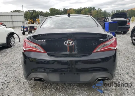 2015 Hyundai Genesis Coupe 3.8L from USA, damaged, VIN KMHHT6KJ6FU127271